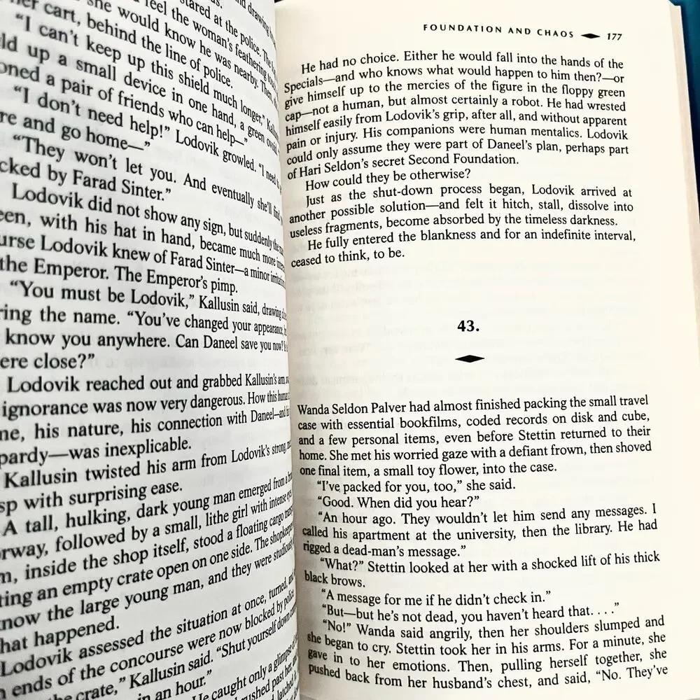 Foundation‎ and Chaos (Second Foundation Trilogy) Hardcover Book